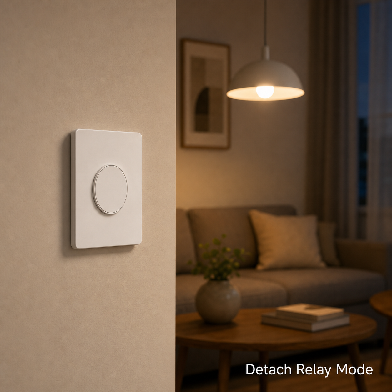 NéoRelay Mini ZigBee Pro wall switch with Detach Relay Mode