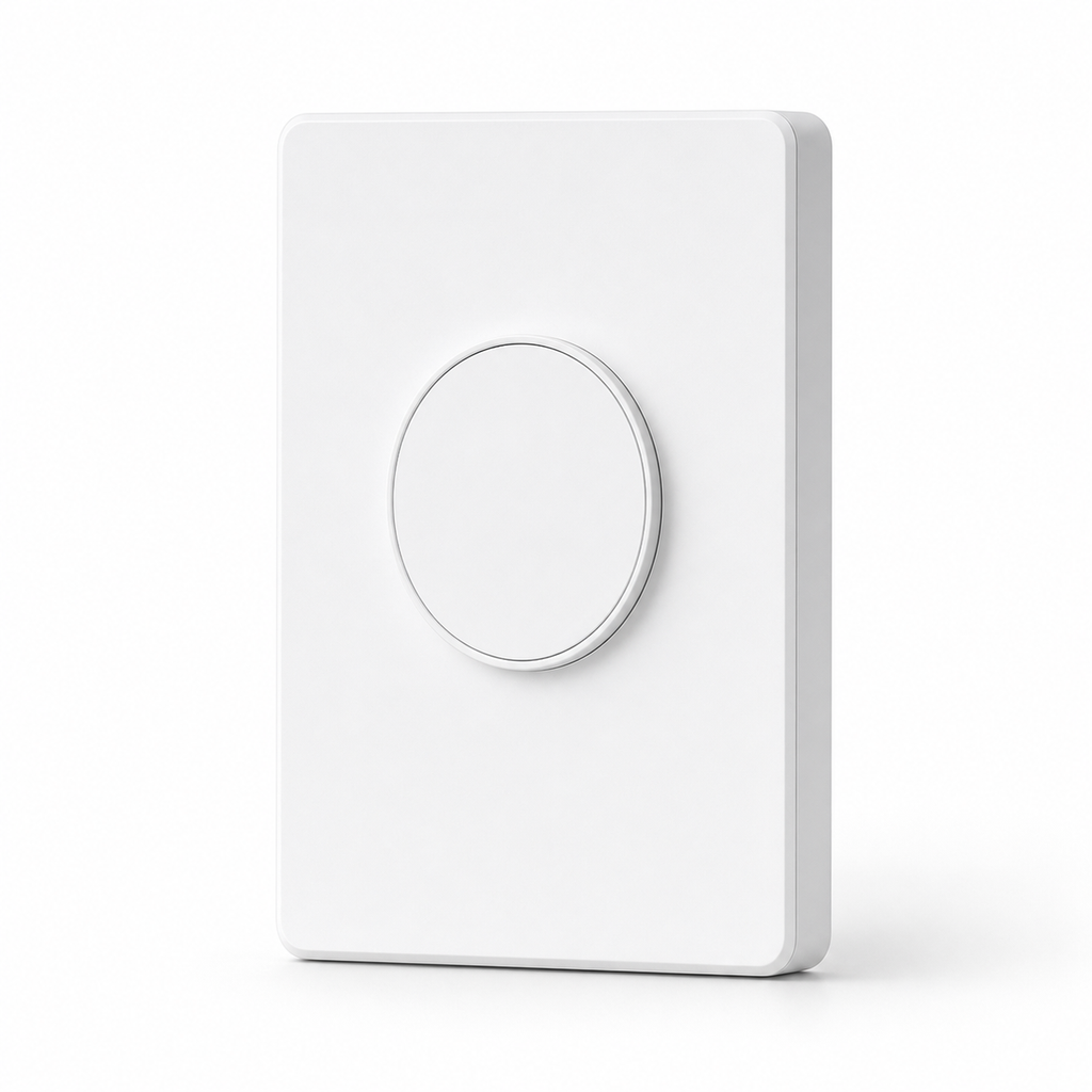 NéoRelay Mini ZigBee Pro white studio wall switch packshot