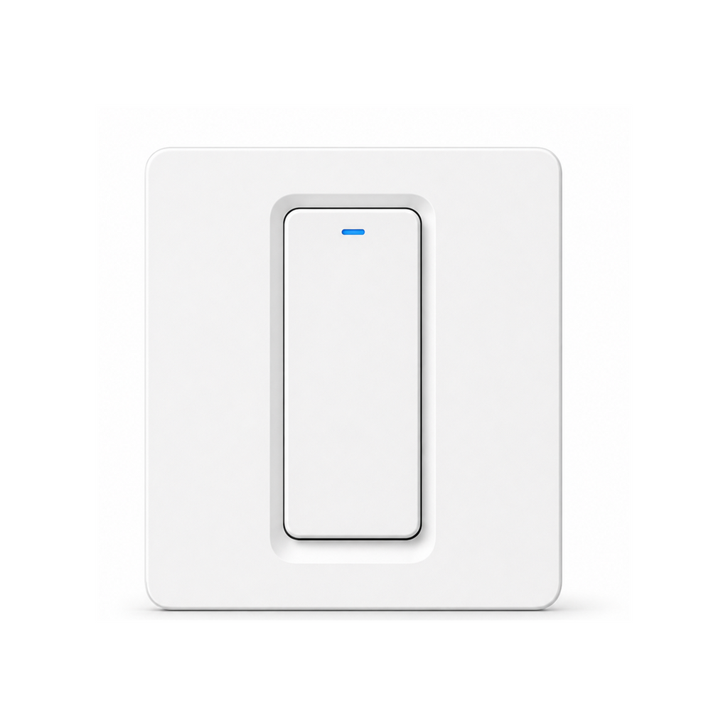 Interrupteur ZigBee NéoRelay Push Comfort blanc 1 canal avec fil neutre