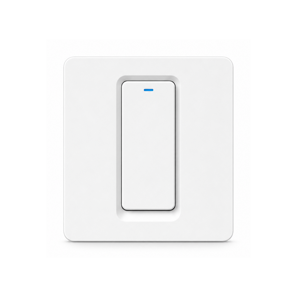 Interrupteur ZigBee NéoRelay Push Comfort blanc 1 canal sans fil neutre