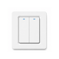 Interrupteur ZigBee NéoRelay Push Comfort blanc 2 canaux avec fil neutre