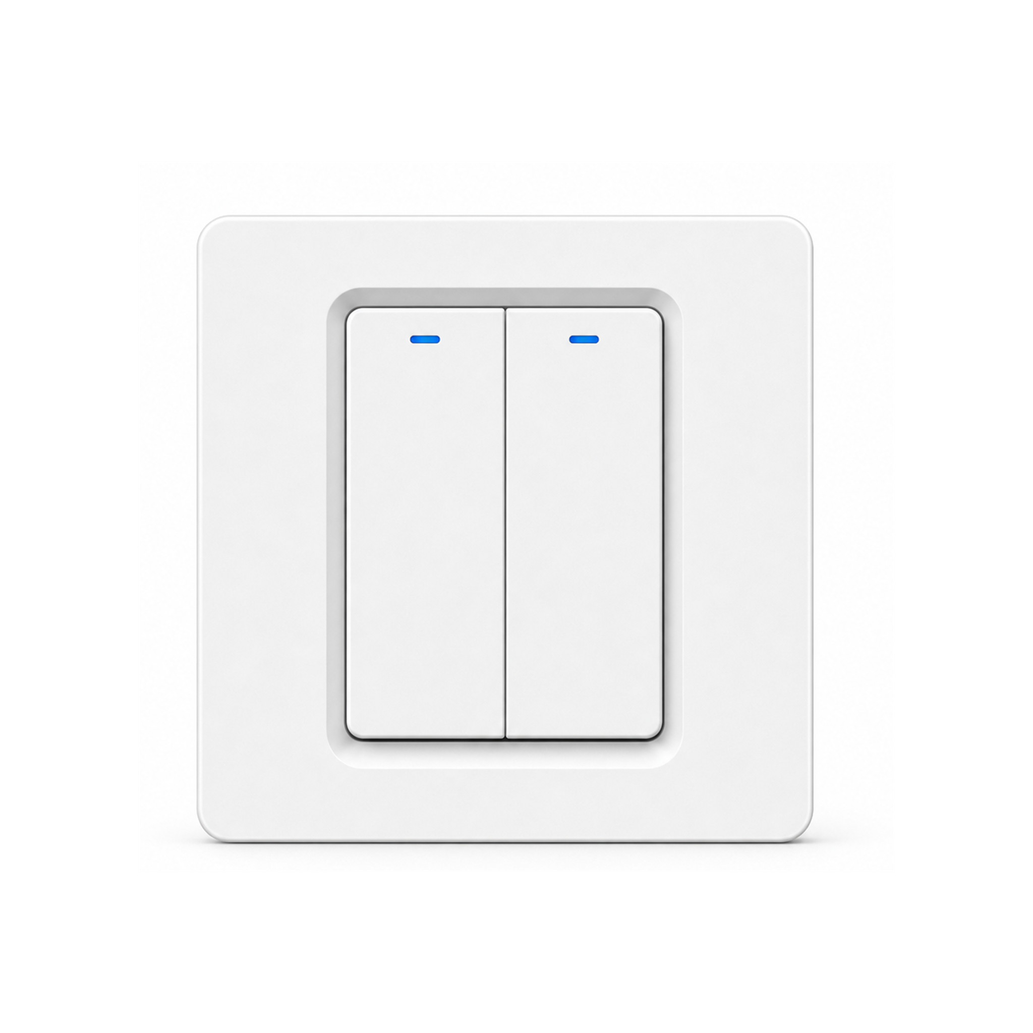 Interrupteur ZigBee NéoRelay Push Comfort blanc 2 canaux sans fil neutre