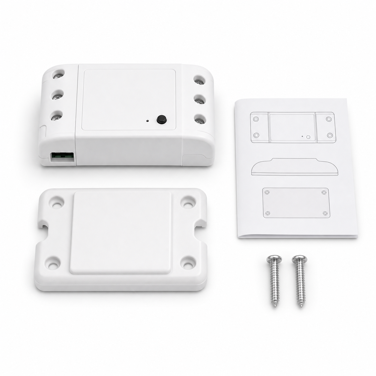 Relay module accessories with mounting parts and screws
