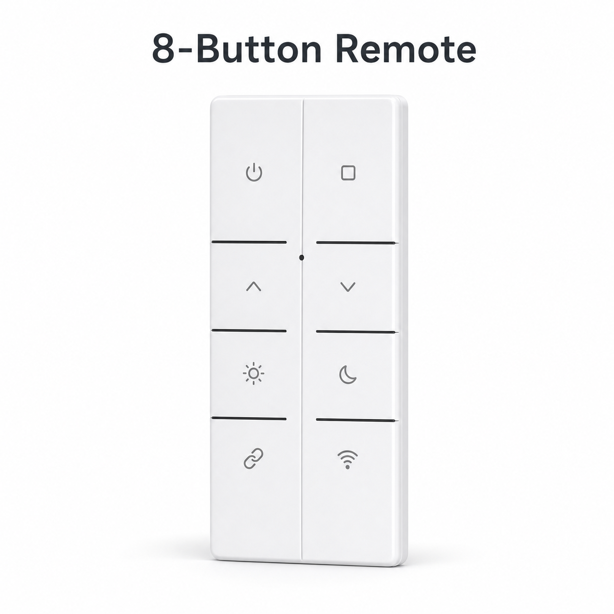 Slim 8-button RF remote for relay module
