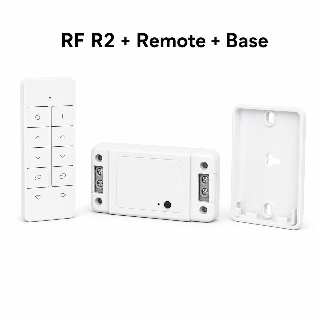 RF R2 relay module kit with remote and wall base
