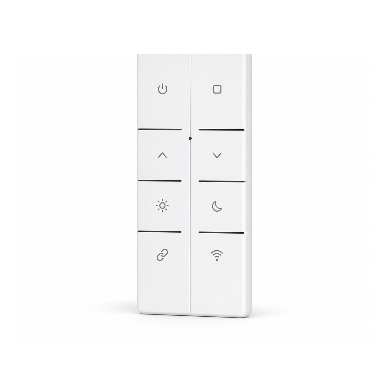Télécommande RM433R2 8 boutons pour NéoRelay RF R2 Pro sur fond blanc