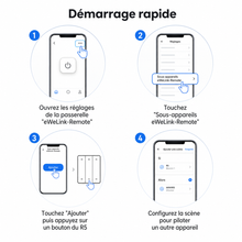 NeoRemote R5 Pro, demarrage rapide eWeLink Remote.