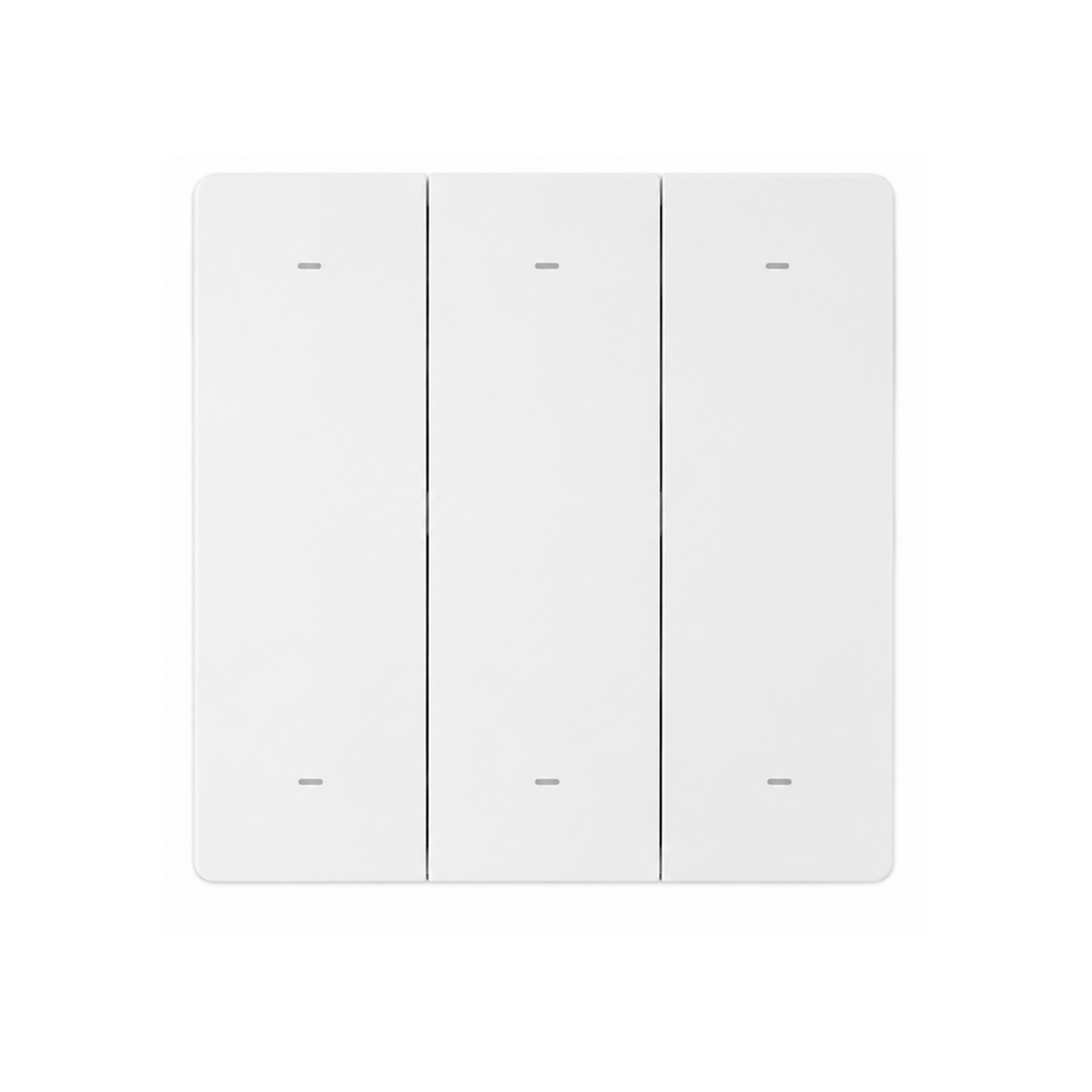 NéoRemote R5 Pro blanc en vue de face, contrôleur de scènes sans fil.