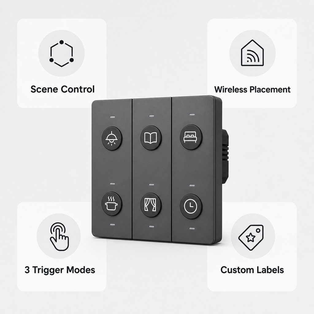 Feature overview of the NéoRemote R5 Pro scene controller