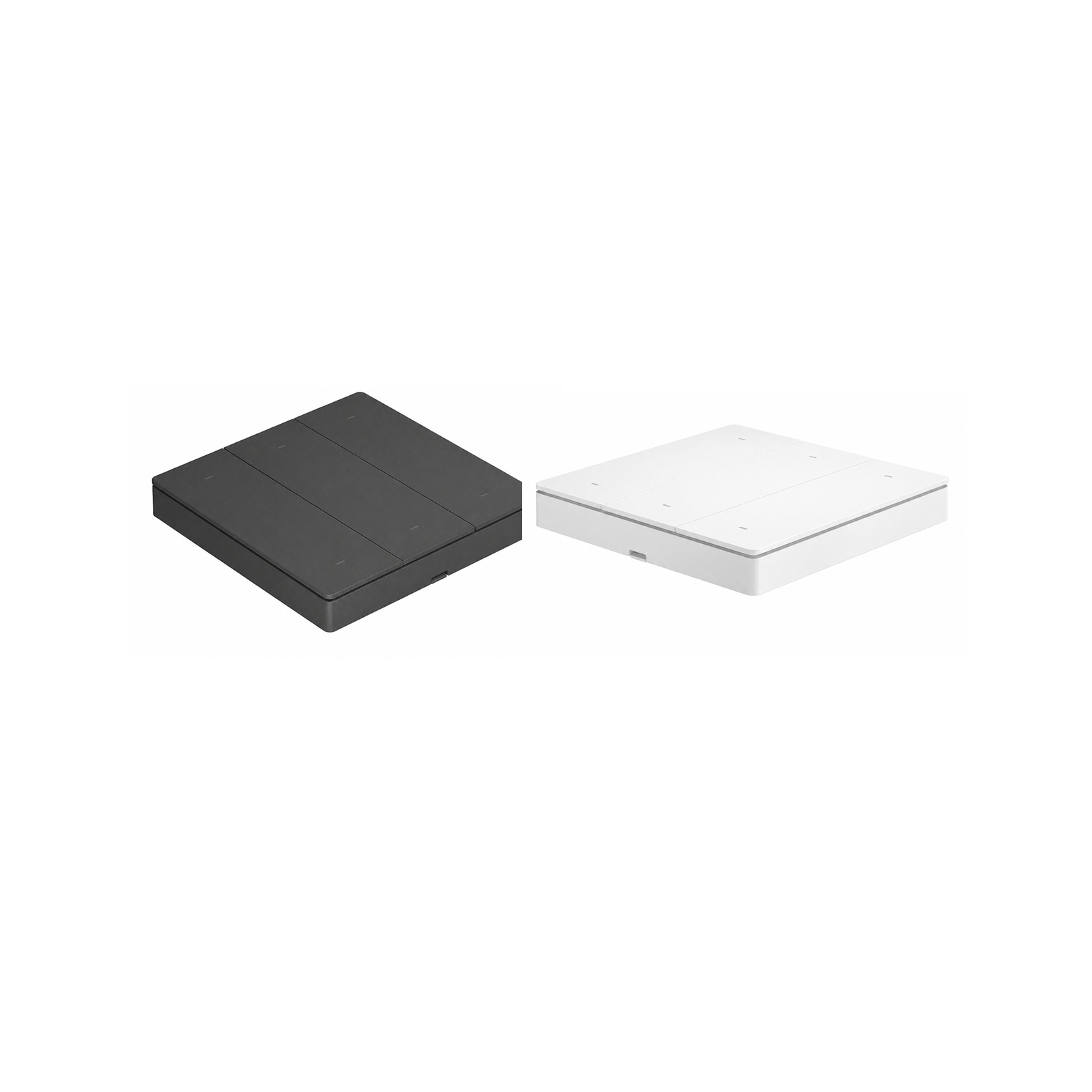 Gamme NéoRemote R5 Pro avec contrôleurs de scènes noir et blanc.