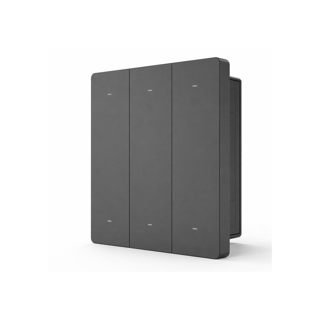 NéoRemote R5 Pro noir en vue angle, contrôleur de scènes sans fil.