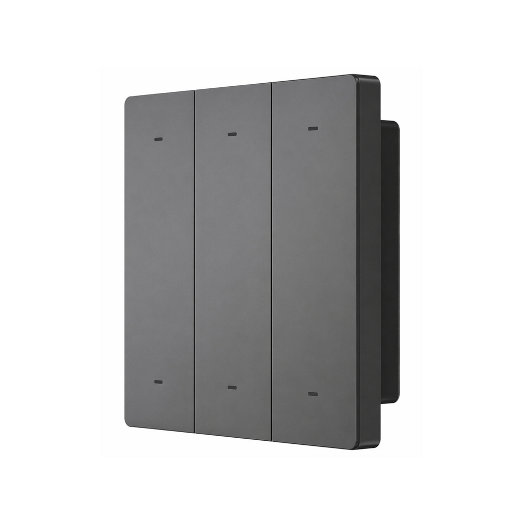 NéoRemote R5 Pro noir en vue de face, contrôleur de scènes à six zones de commande.