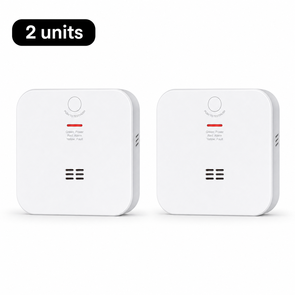 Two units carbon monoxide alarm variant packshot