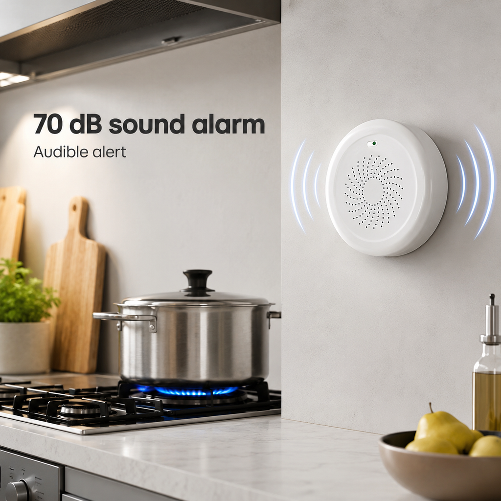 70 dB sound alarm image for kitchen gas detector