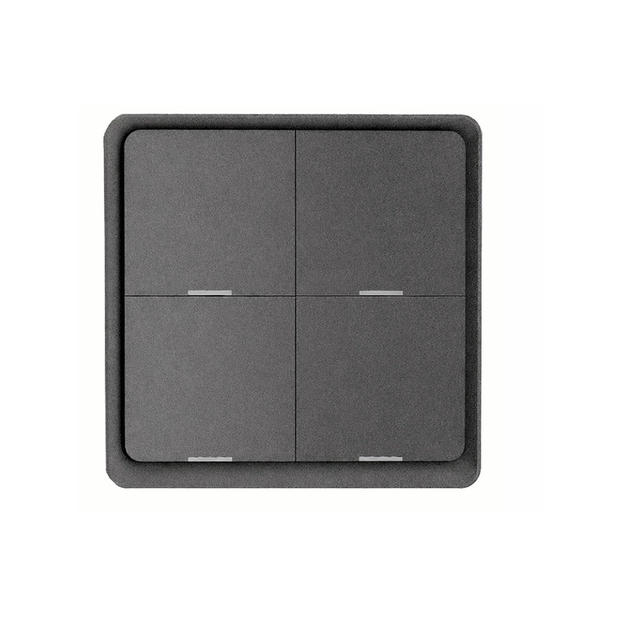 NéoScene 4 Comfort V2 gris élégant avec quatre canaux pour scénarios ZigBee.