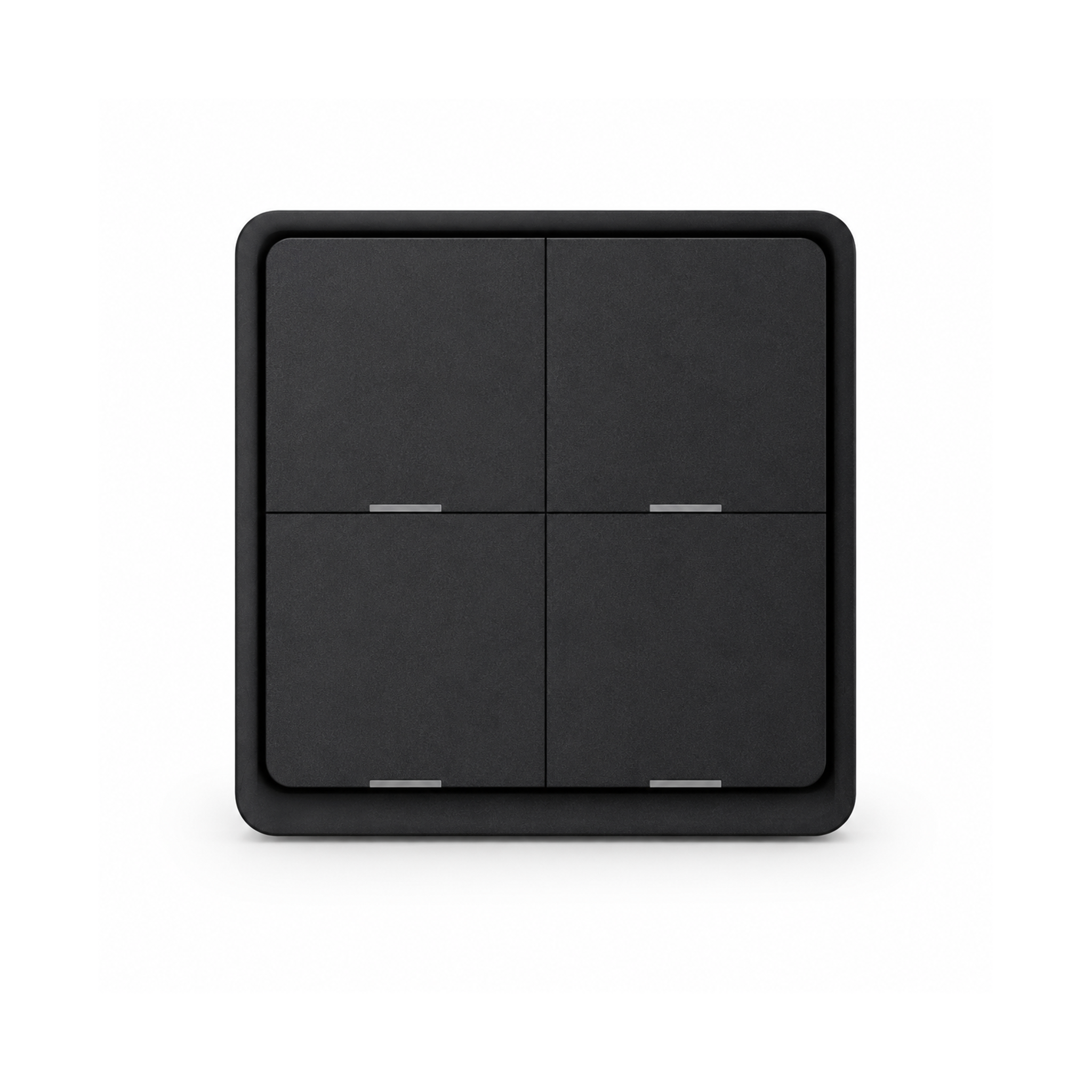NéoScene 4 Comfort V2 noire avec quatre canaux pour scénarios ZigBee.