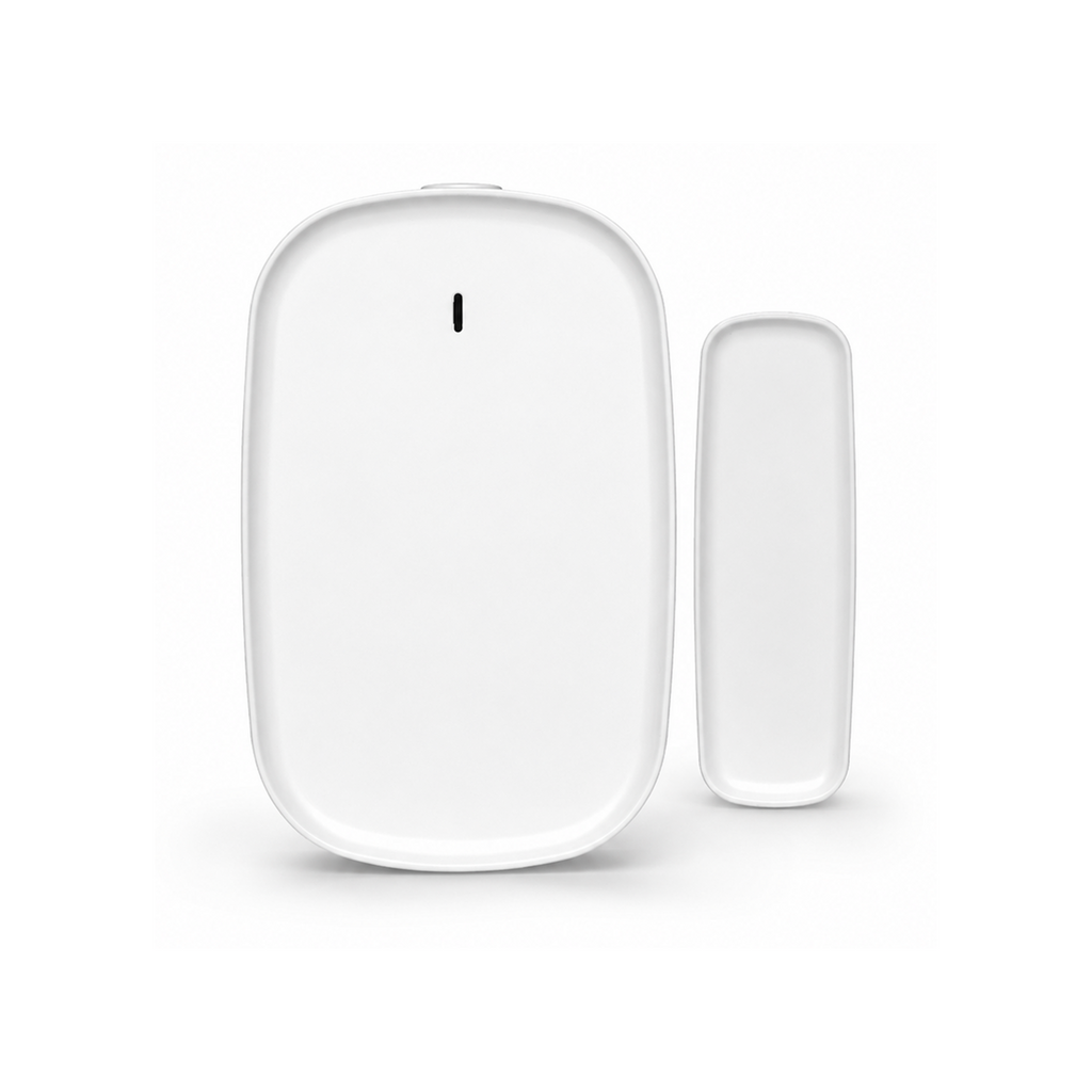 Lot de 1 capteur porte et fenêtre ZigBee blanc NéoSense Door Comfort sur fond blanc