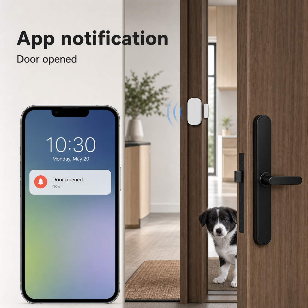 Notification mobile pour capteur porte/fenêtre ZigBee