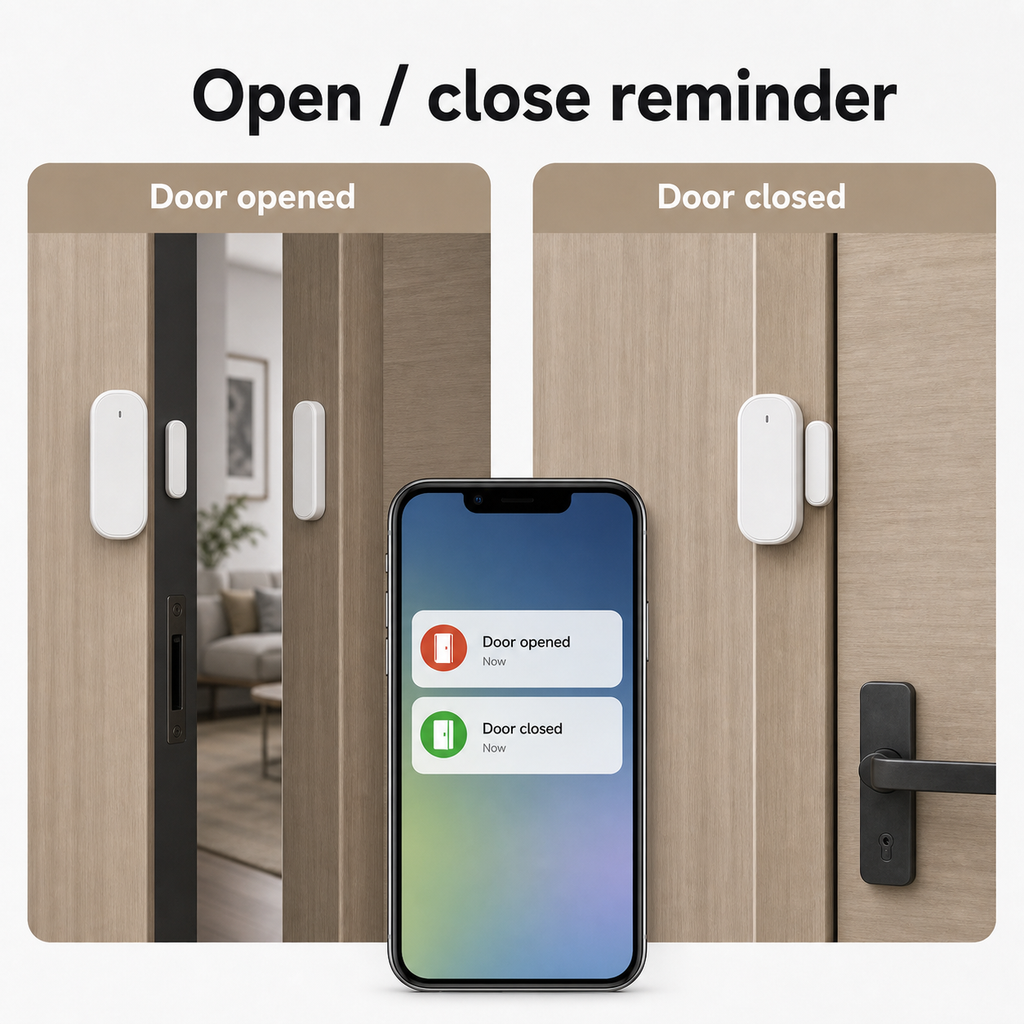 Rappel d'ouverture et de fermeture pour capteur porte/fenêtre ZigBee