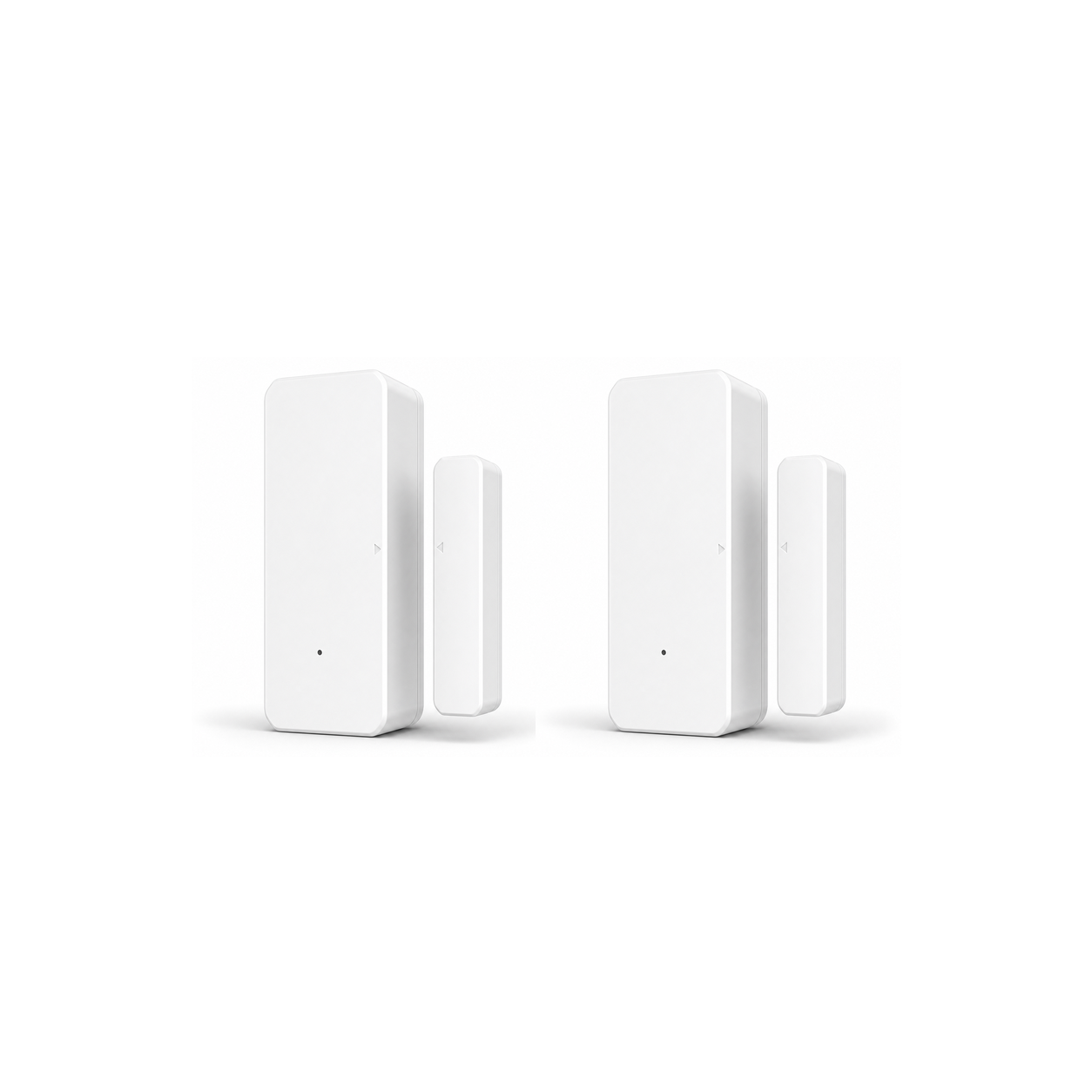 Lot de 2 capteurs porte fenêtre Wi-Fi NéoSense Door Pro sur fond blanc