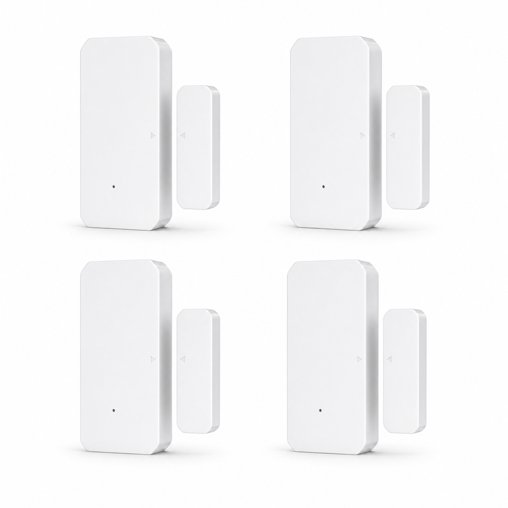 Lot de 4 capteurs ouverture RF avec aimants