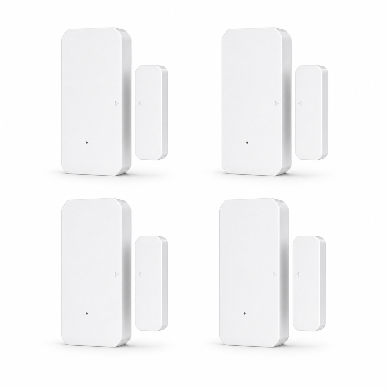Lot de 4 capteurs ouverture RF avec aimants