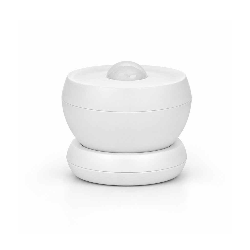 Capteur PIR ZigBee NéoSense Motion Comfort sur fond blanc