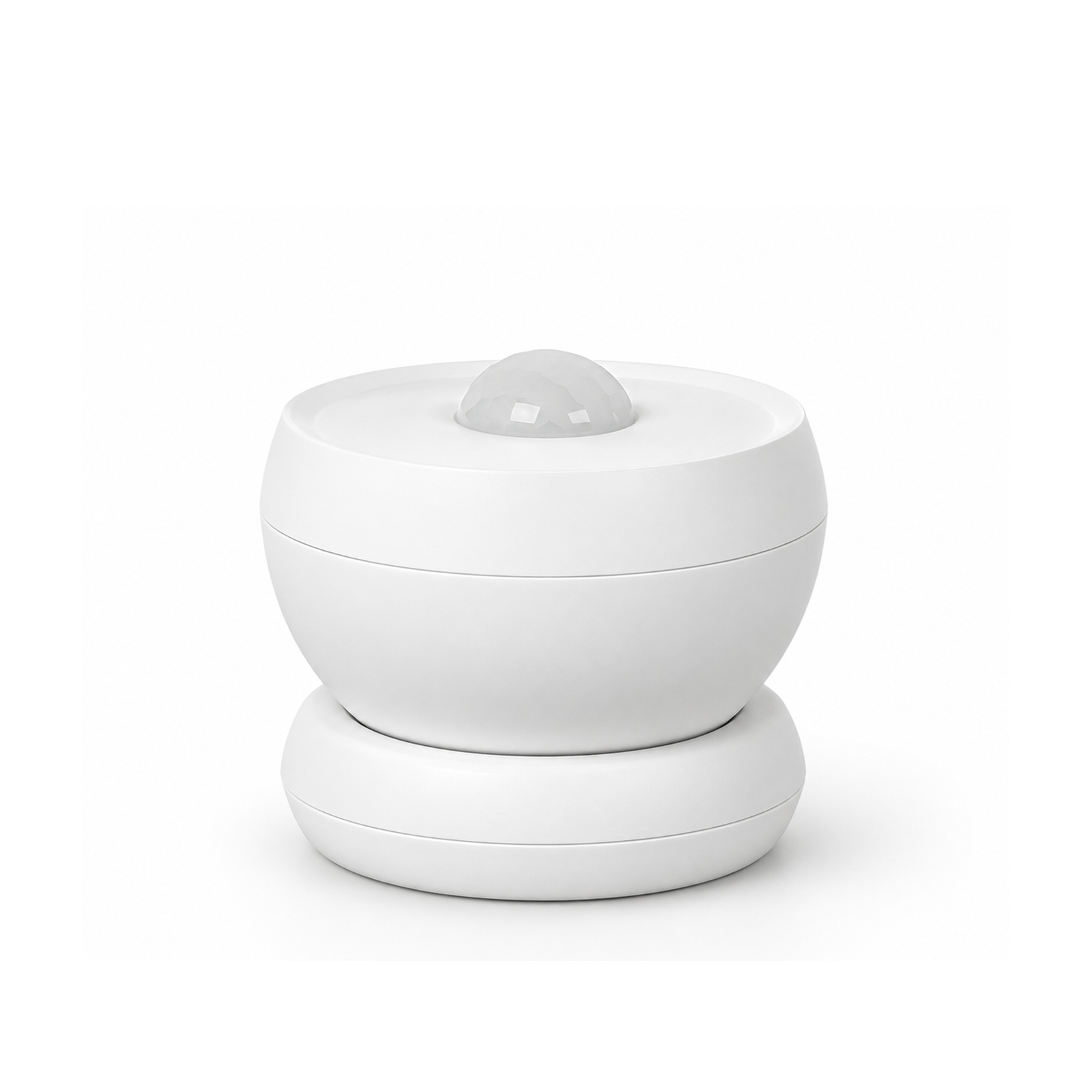 Vue rapprochée du capteur PIR ZigBee NéoSense Motion Comfort sur fond blanc