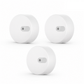 Lot de 3 capteurs de présence radar ZigBee NéoSense Presence Comfort sur fond blanc
