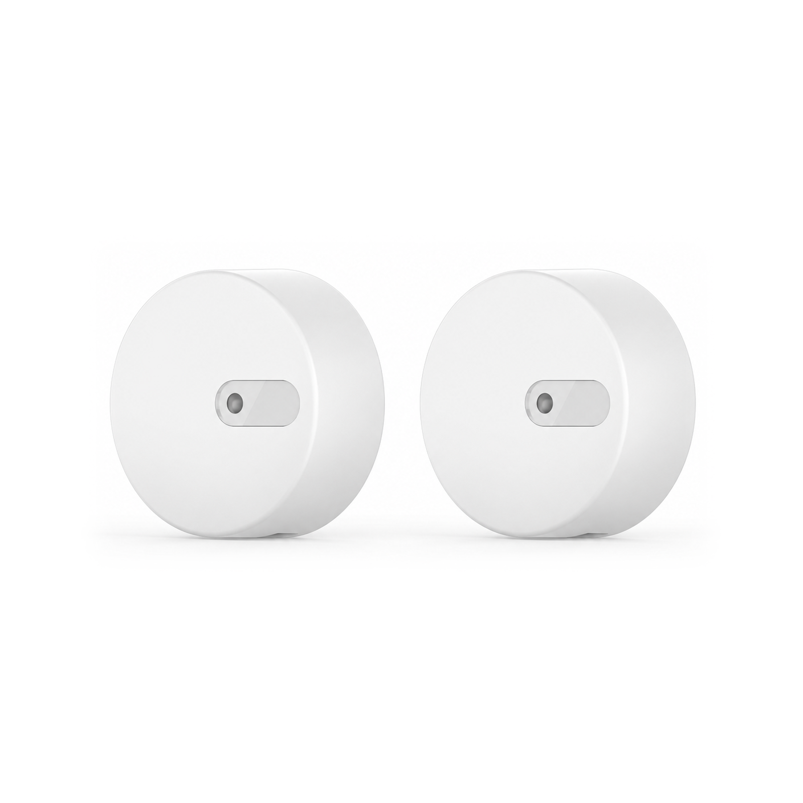 Lot de 2 capteurs présence radar ZigBee Neosense sur fond blanc