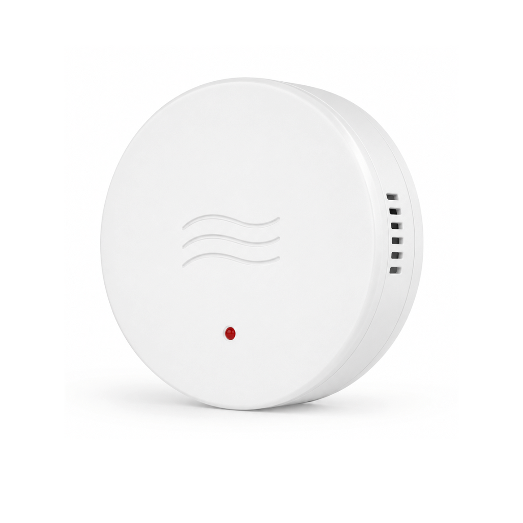 Capteur vibration et inclinaison ZigBee NéoSense Vibration Comfort sur fond blanc