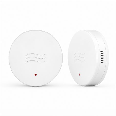 Clean product display packshot of round vibration sensor