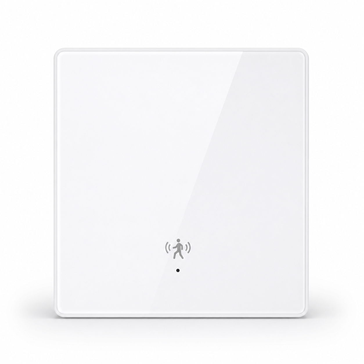 One gang wall presence radar switch studio packshot