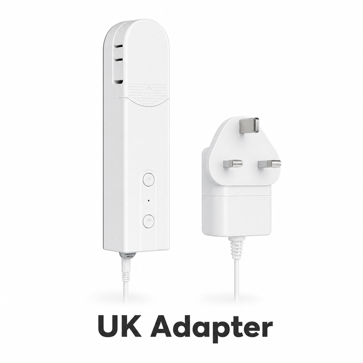 UK adapter variant image for WiFi chain roller blinds motor