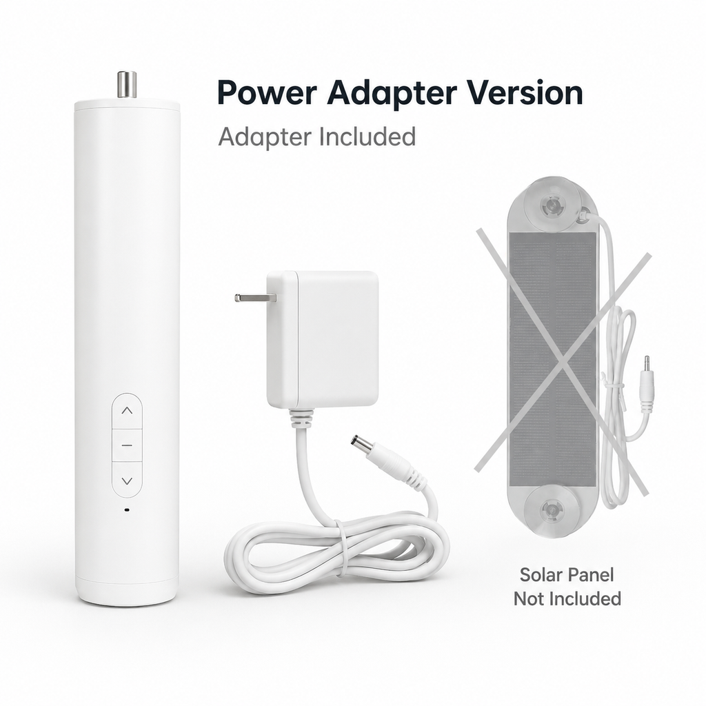 Power adapter version image for smart blind motor