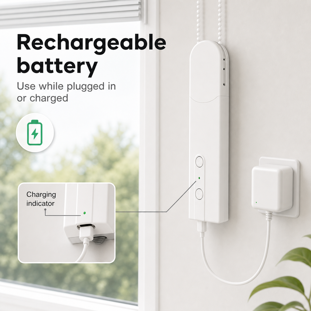 Rechargeable battery feature image for the smart roller blind motor