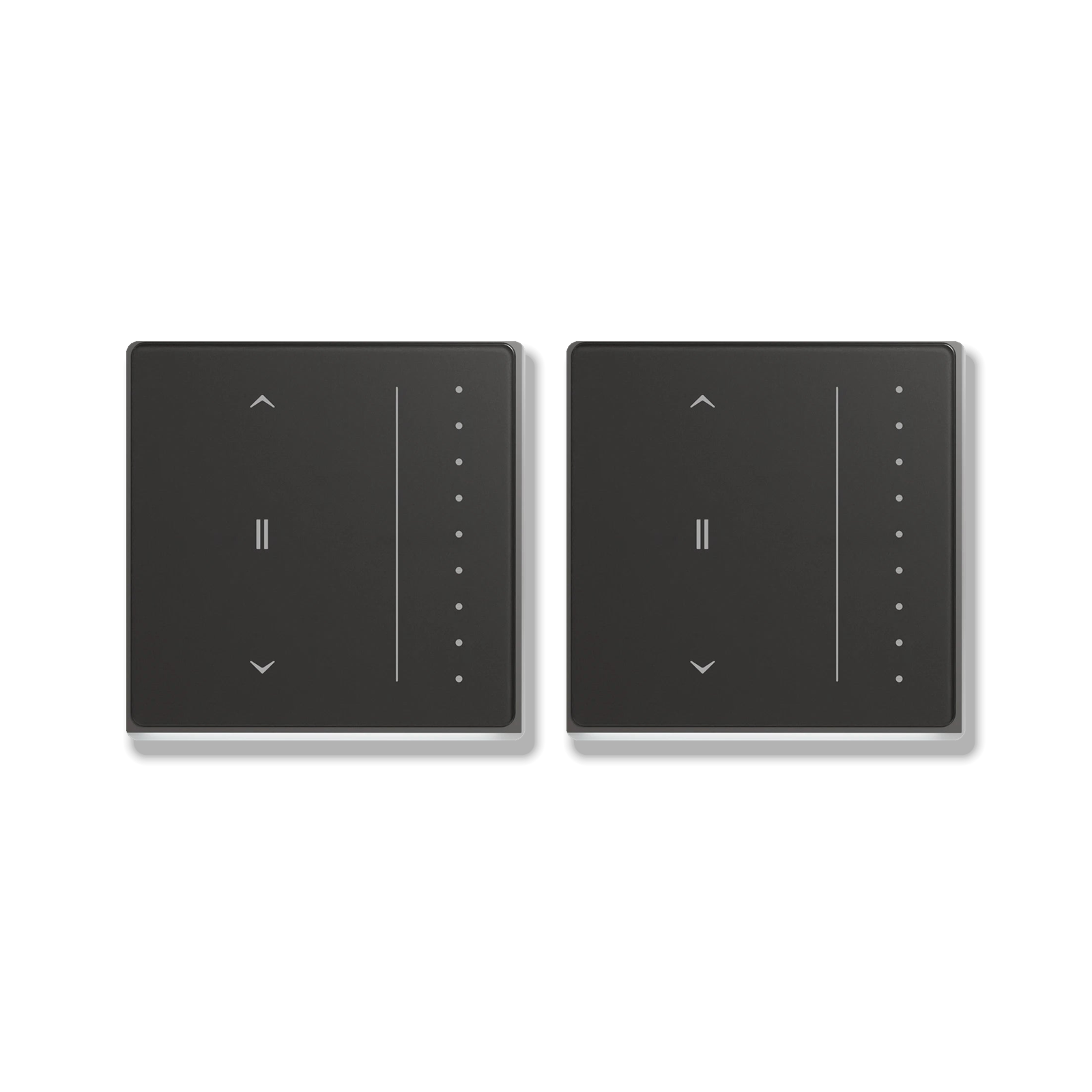 ZigBee curtain touch switch, EU gray, 2 Pack