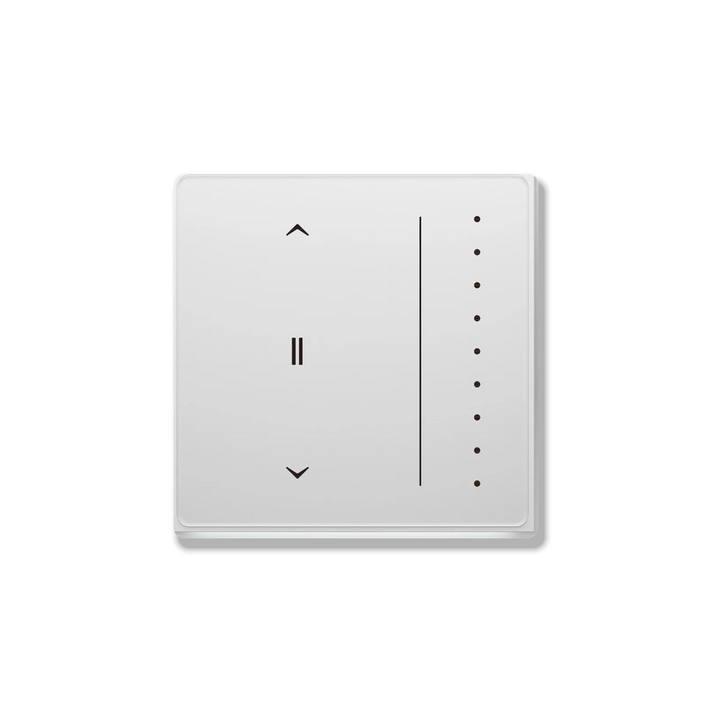 ZigBee curtain touch switch, EU white, 1 Pack