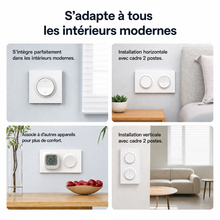 NéoShade Orb-Matter Pro, installation horizontale ou verticale adaptée aux intérieurs modernes et associée à d'autres appareils
