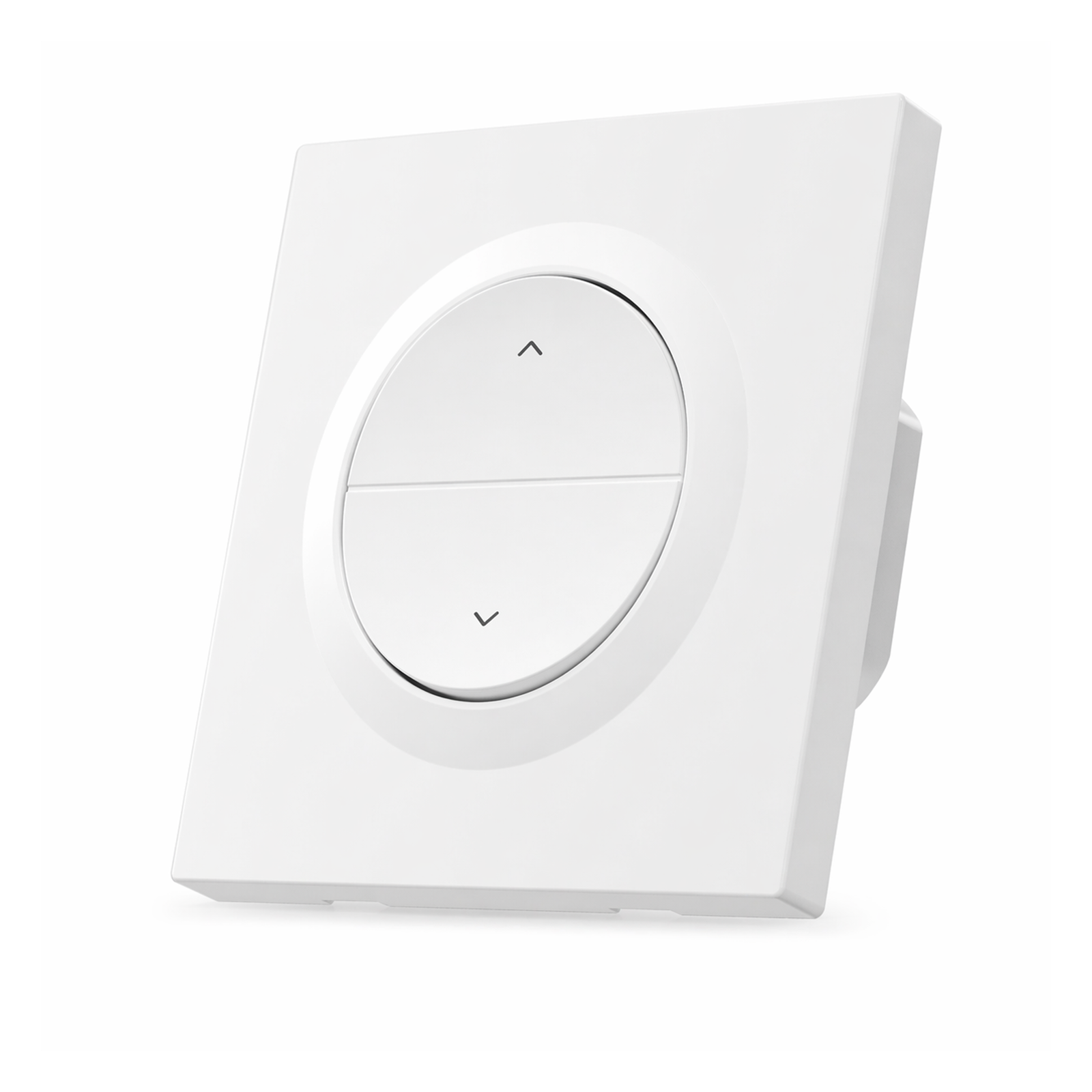 Commande de volet NéoShade Orb-ZigBee Pro blanche vue en angle
