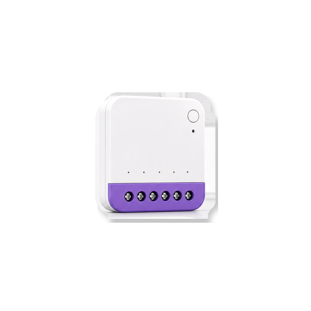 Module seul NéoShade Relay Matter Pro pour stores et volets sur fond blanc