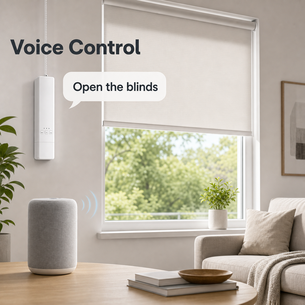 Generic voice control scene for RF Wi-Fi blind motor kit