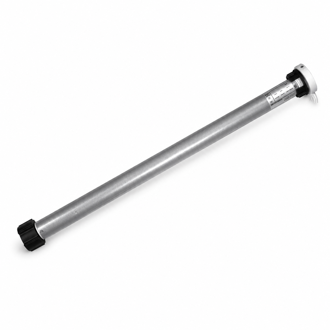 Studio packshot of 38 mm tubular roller blind motor