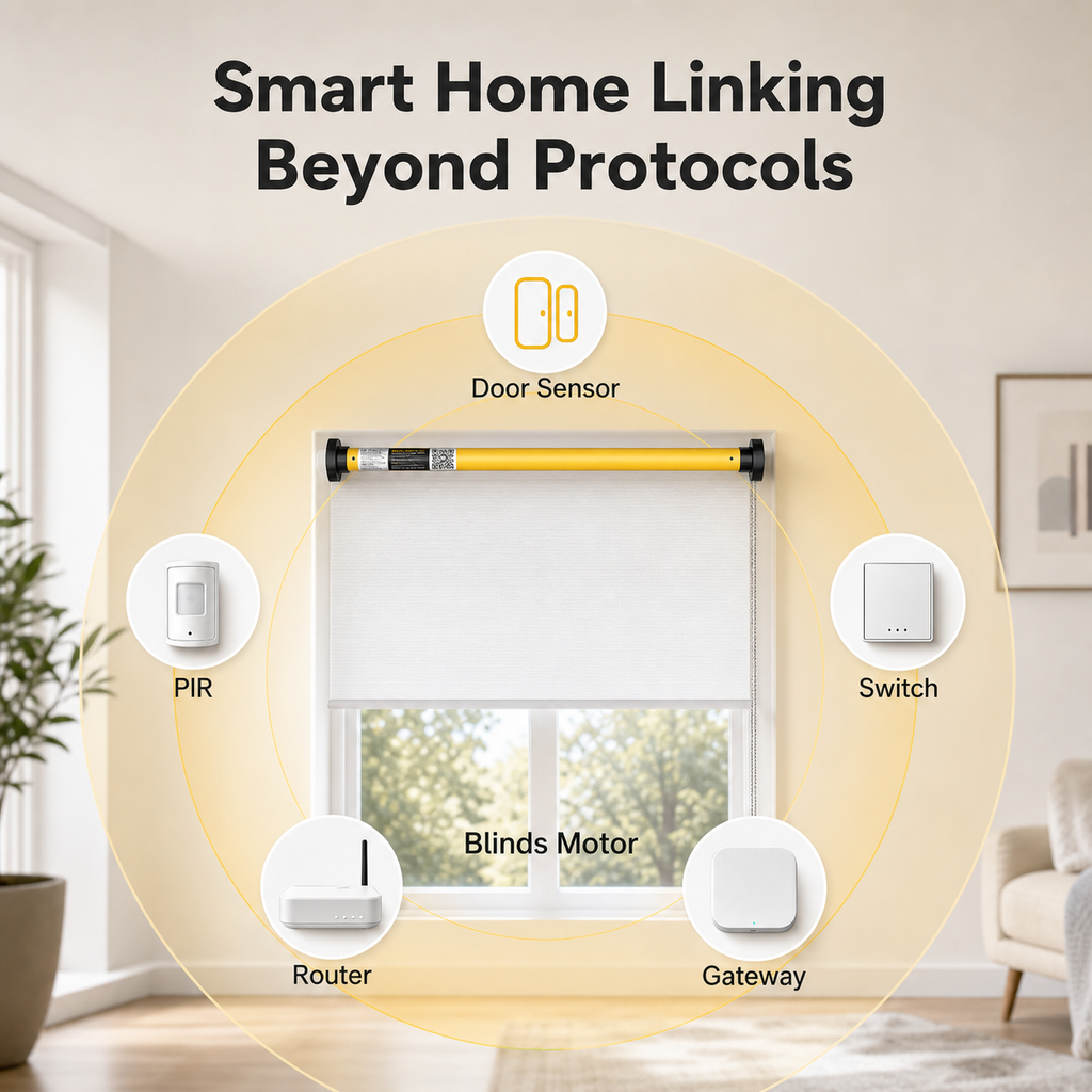 NéoShade Tube Matter Comfort smart home linking beyond protocols