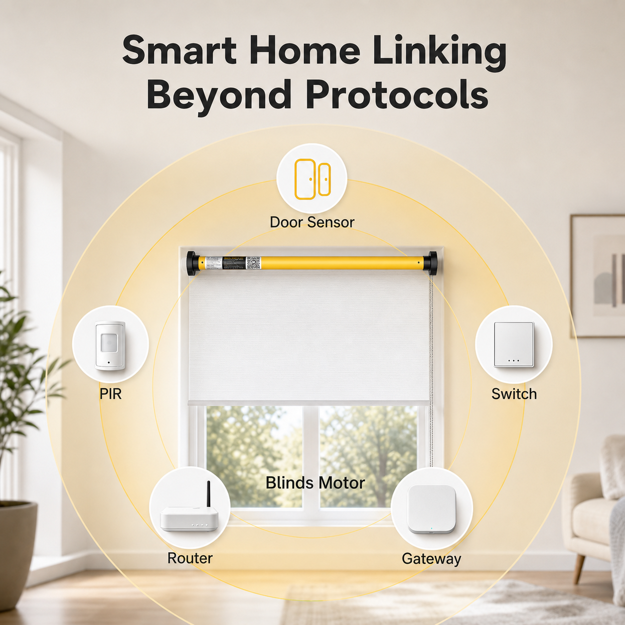 NéoShade Tube Matter Comfort smart home linking beyond protocols