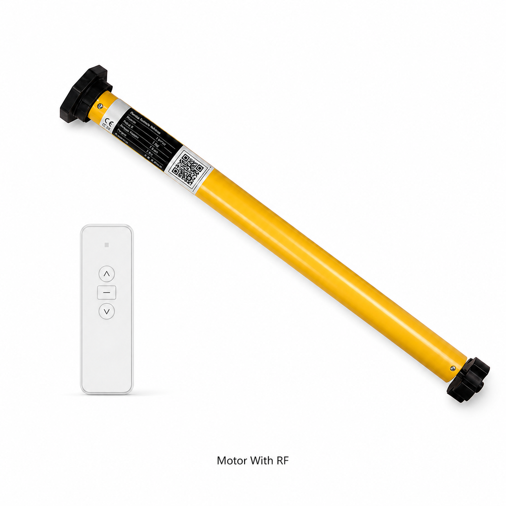 NeoShade Tube Matter Comfort Motor With RF - white studio packshot