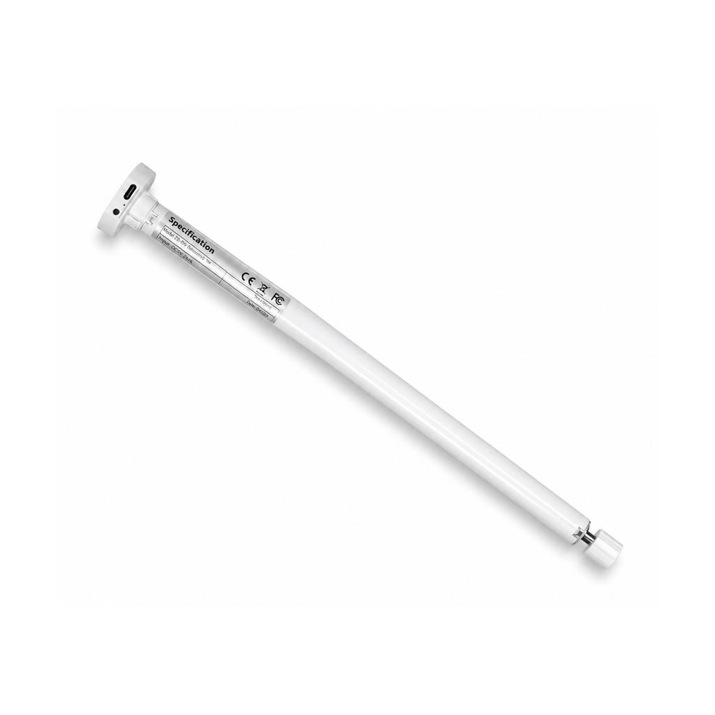 Moteur store ZigBee rechargeable 16 mm Neoshade Tube Mini Comfort sur fond blanc