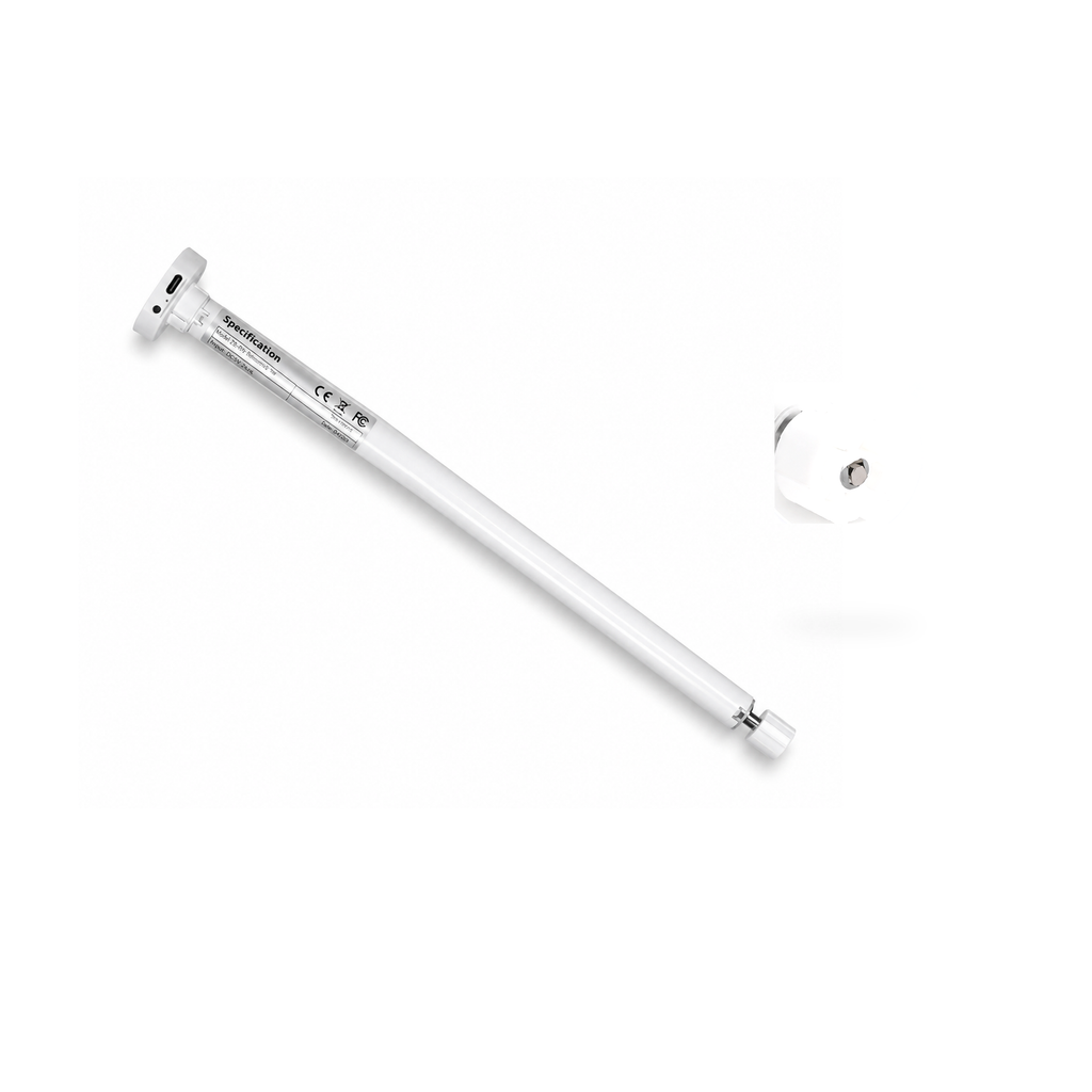 Moteur store ZigBee rechargeable 16 mm avec adaptateur pour tube 25 mm