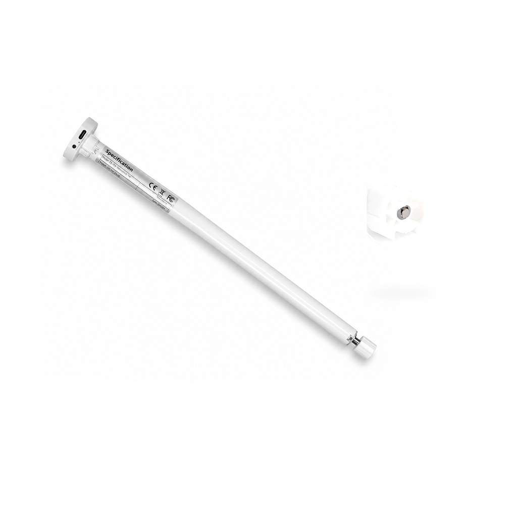 Moteur store ZigBee rechargeable 16 mm avec adaptateur pour tube 28 mm
