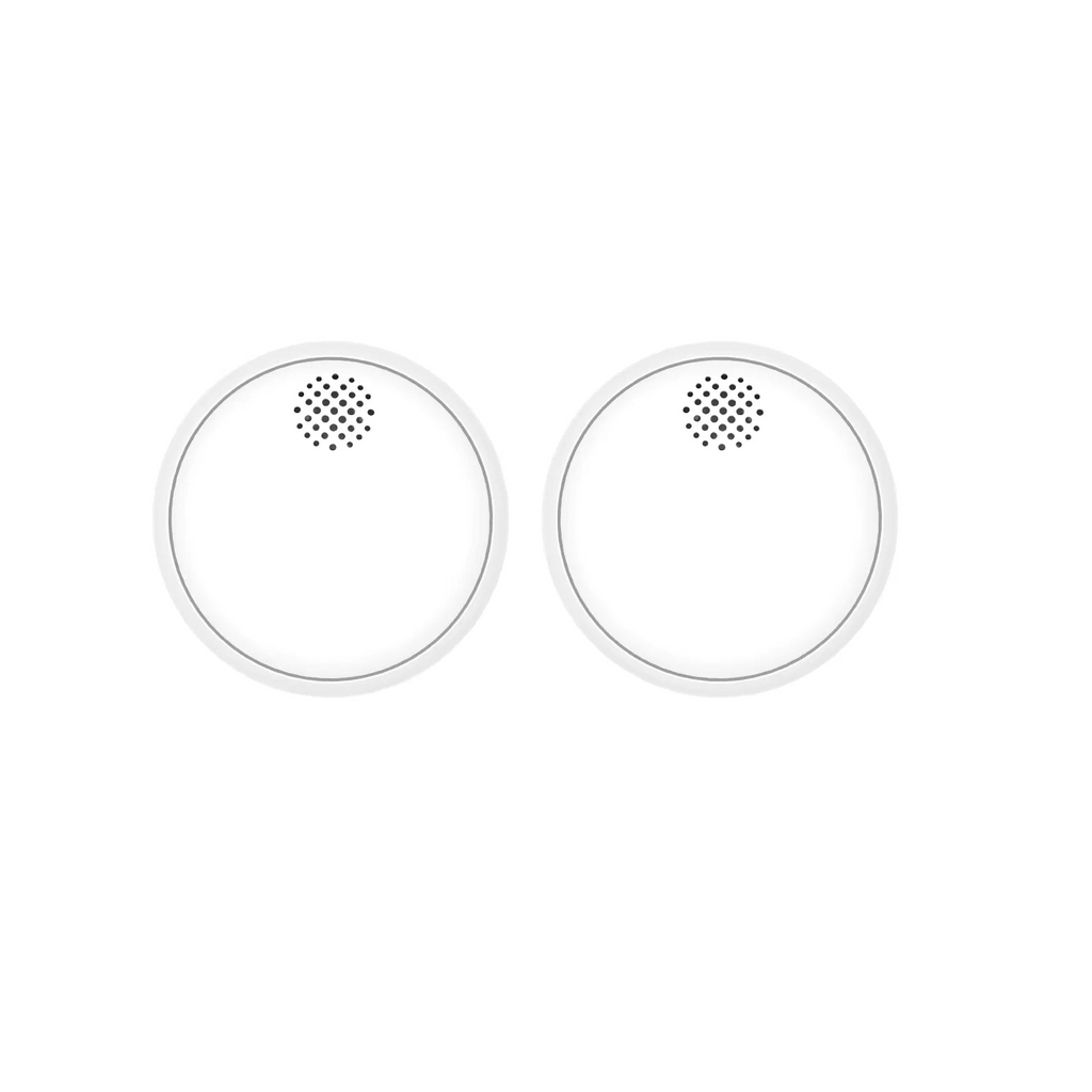 Deux détecteurs de fumée connectés blancs NéoSmoke Comfort, lot de 2